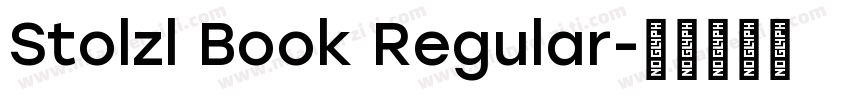 Stolzl Book Regular字体转换